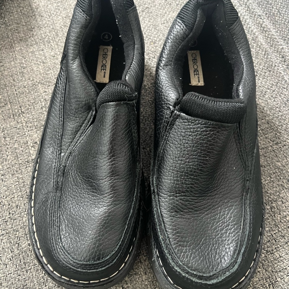 Boys slip Black Shoes